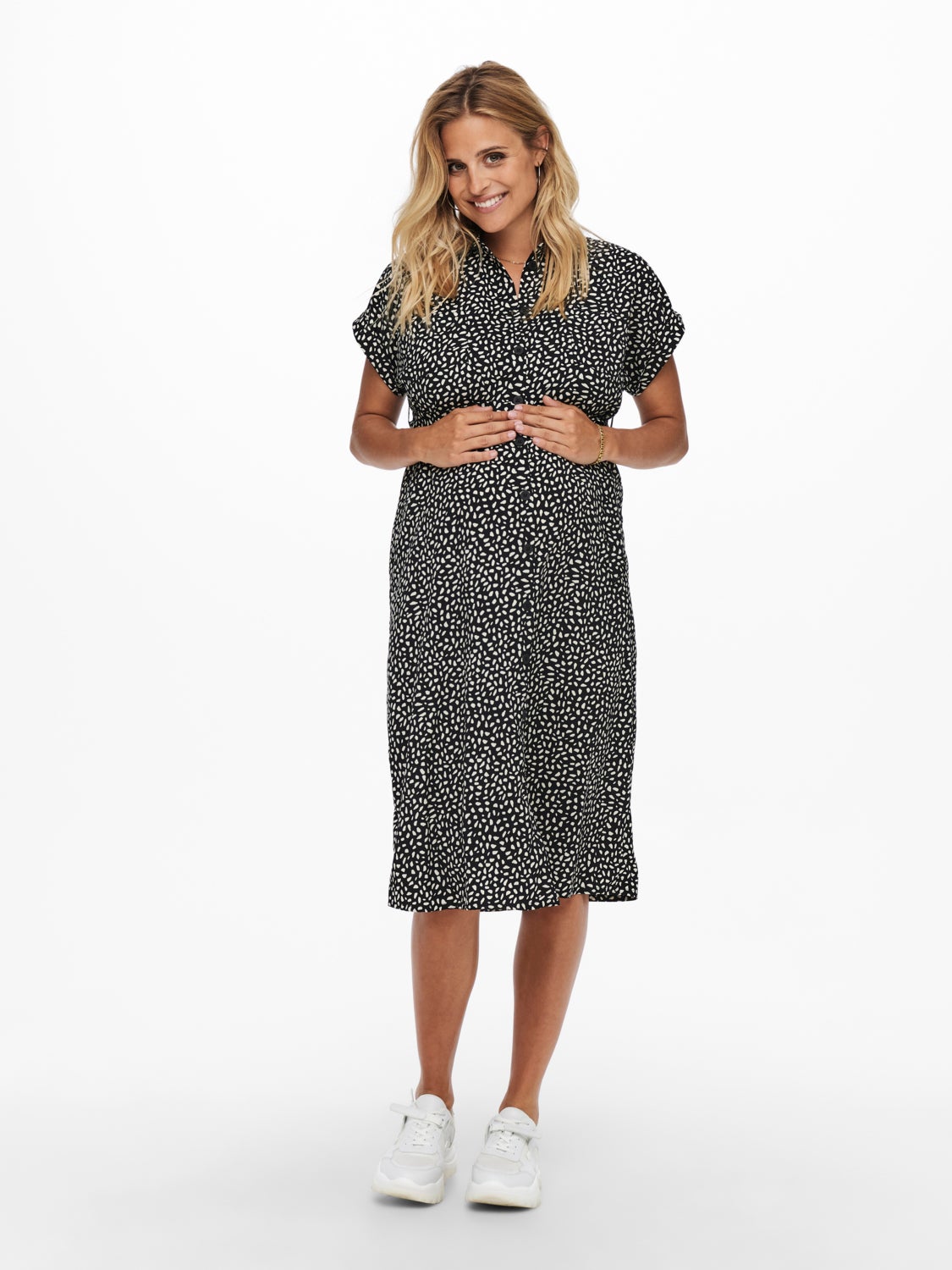 Mama short sleeved Shirt dress