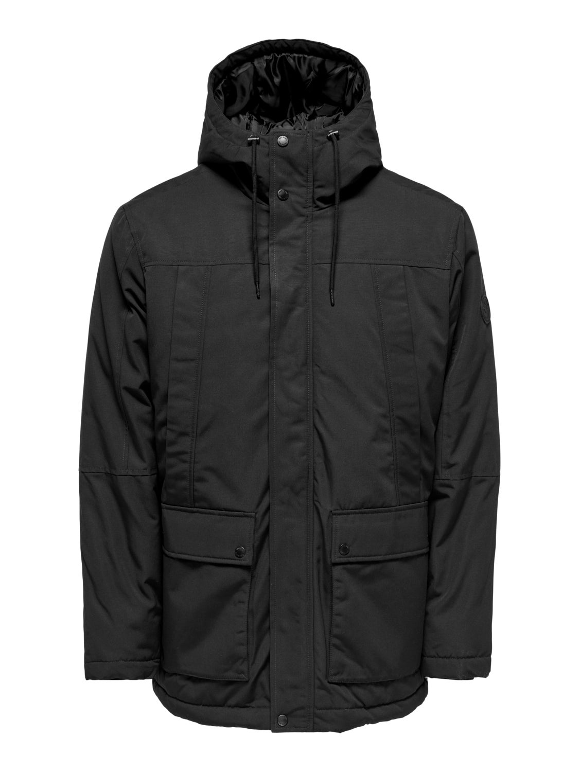 Parka jacket with hood