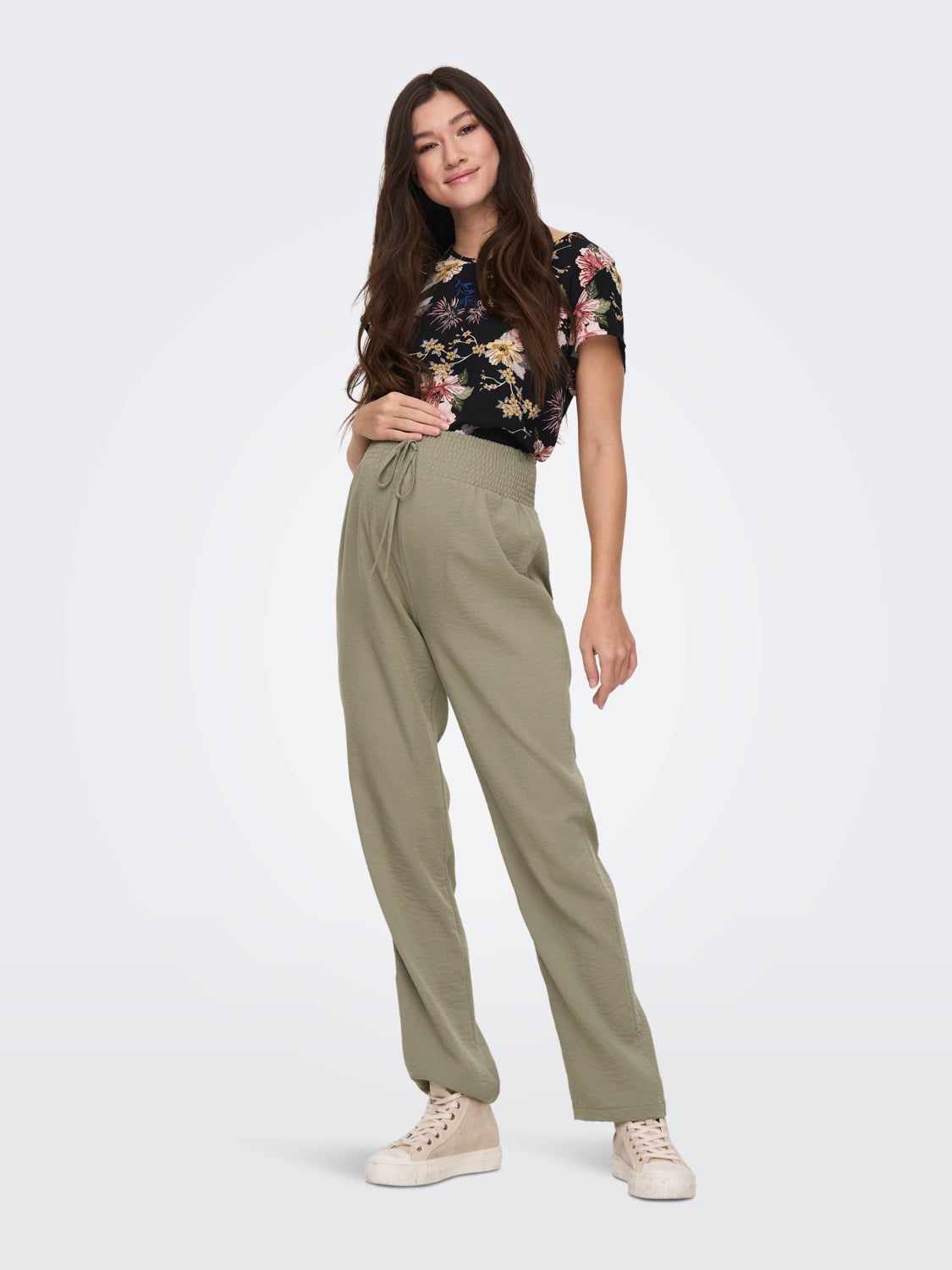 Regular Fit Boat Neck Top