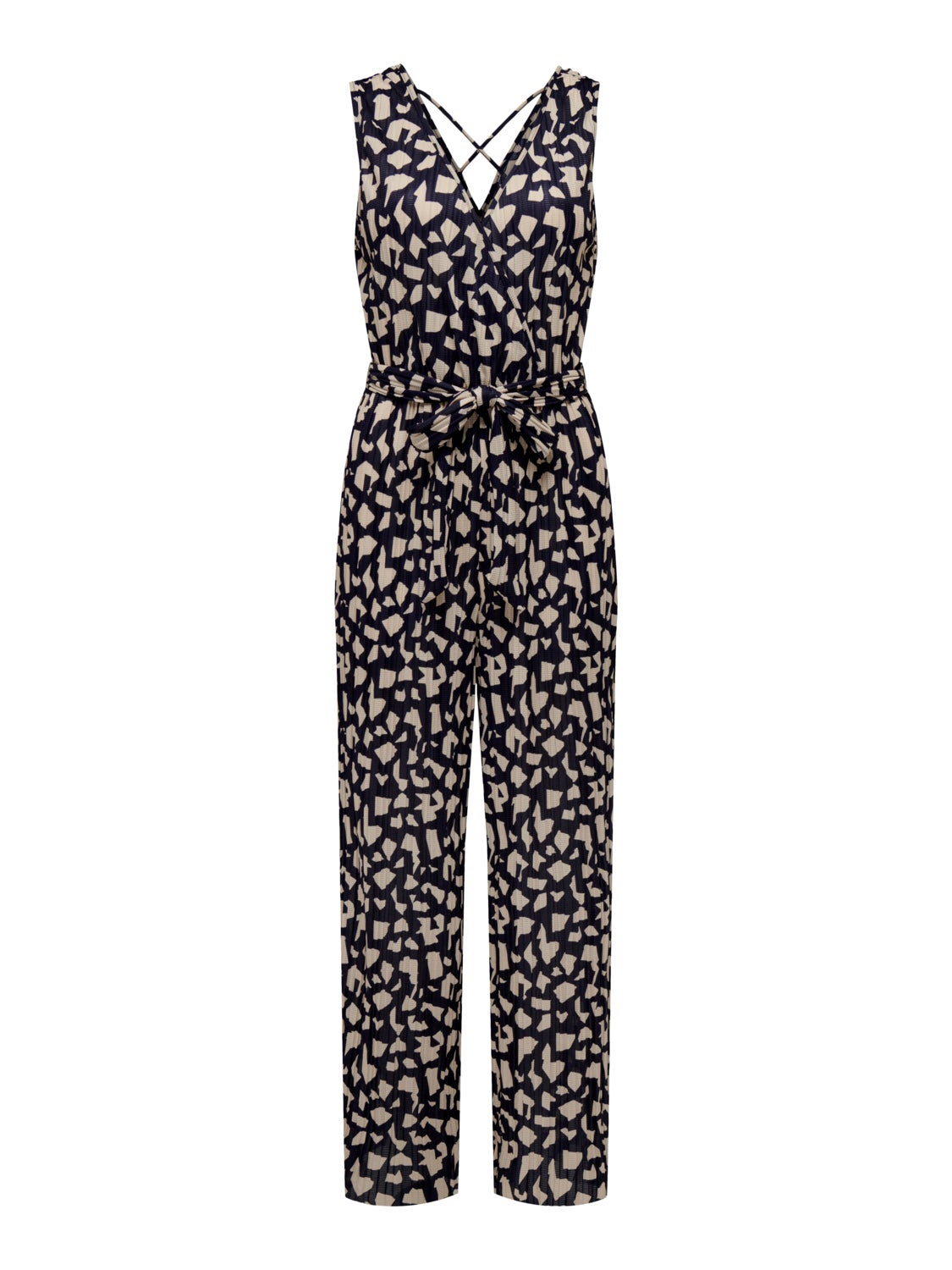 Jumpsuit with tie waist