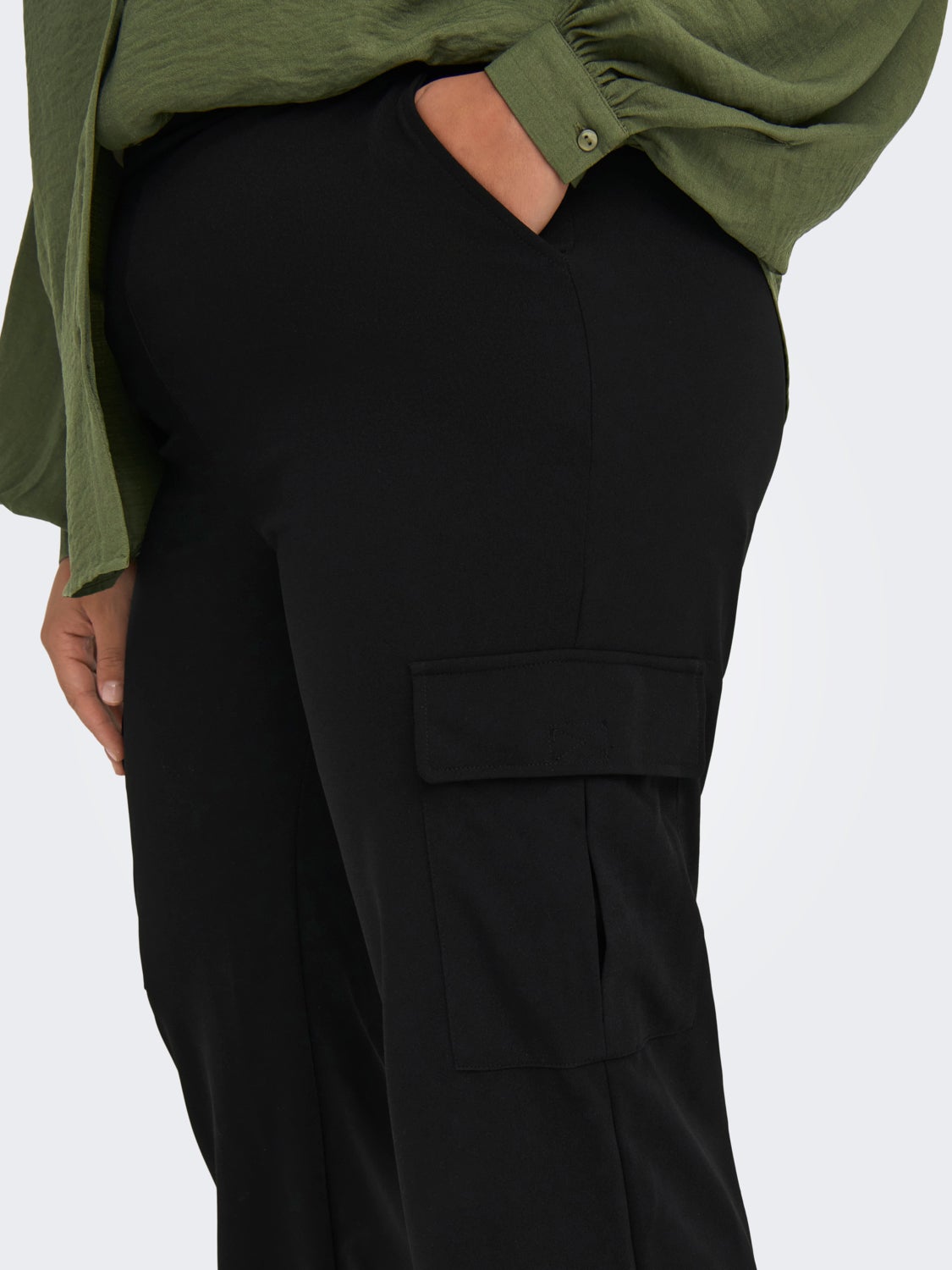 Curvy Straight fit cargo pants