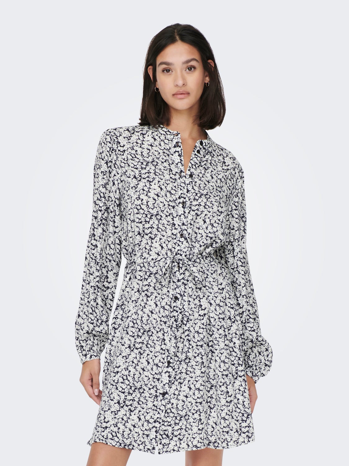 Mini Printed shirt dress