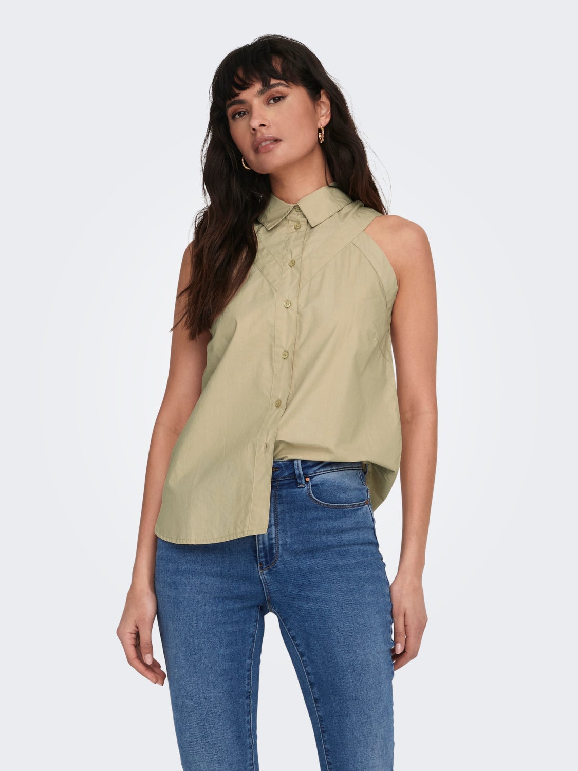 Regular fit shirt vest