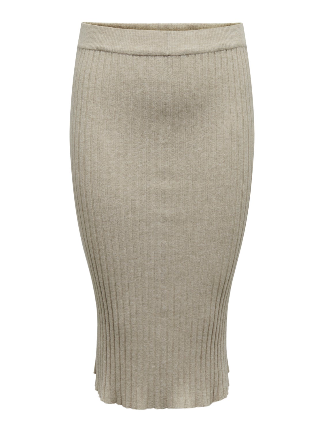 Curvy midi knit skirt