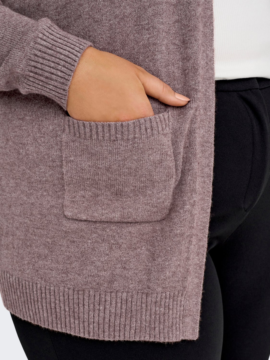 Curvy open Knitted Cardigan