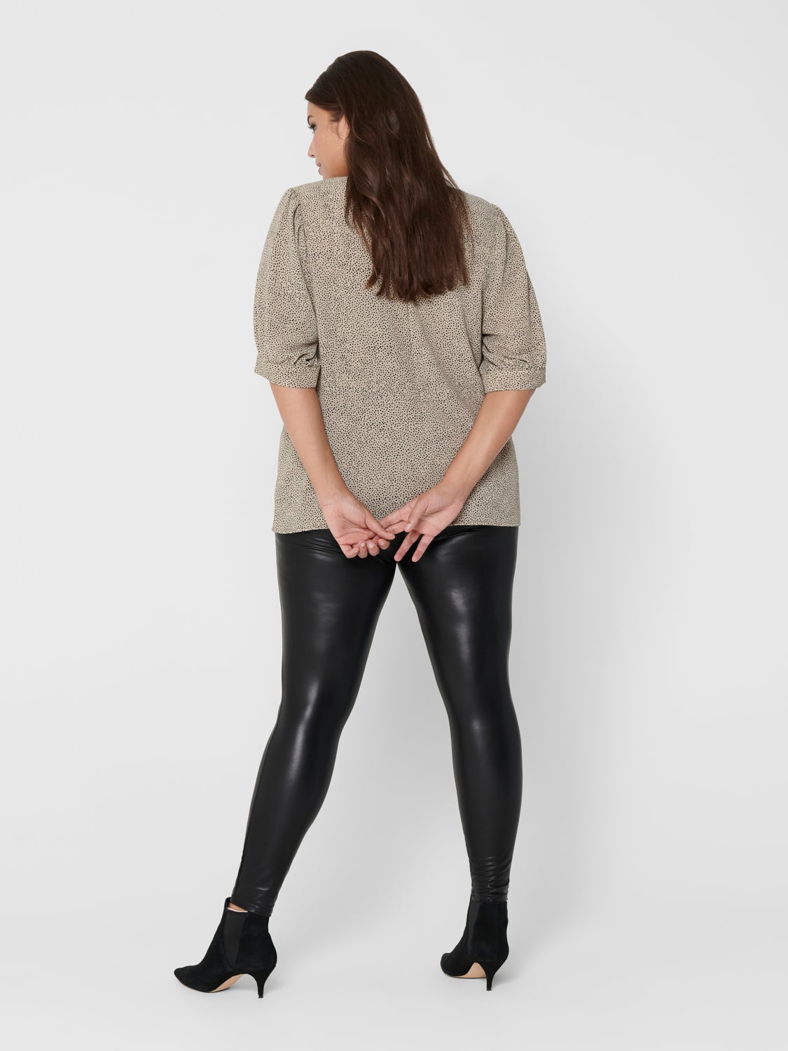 Curvy coated Leggings