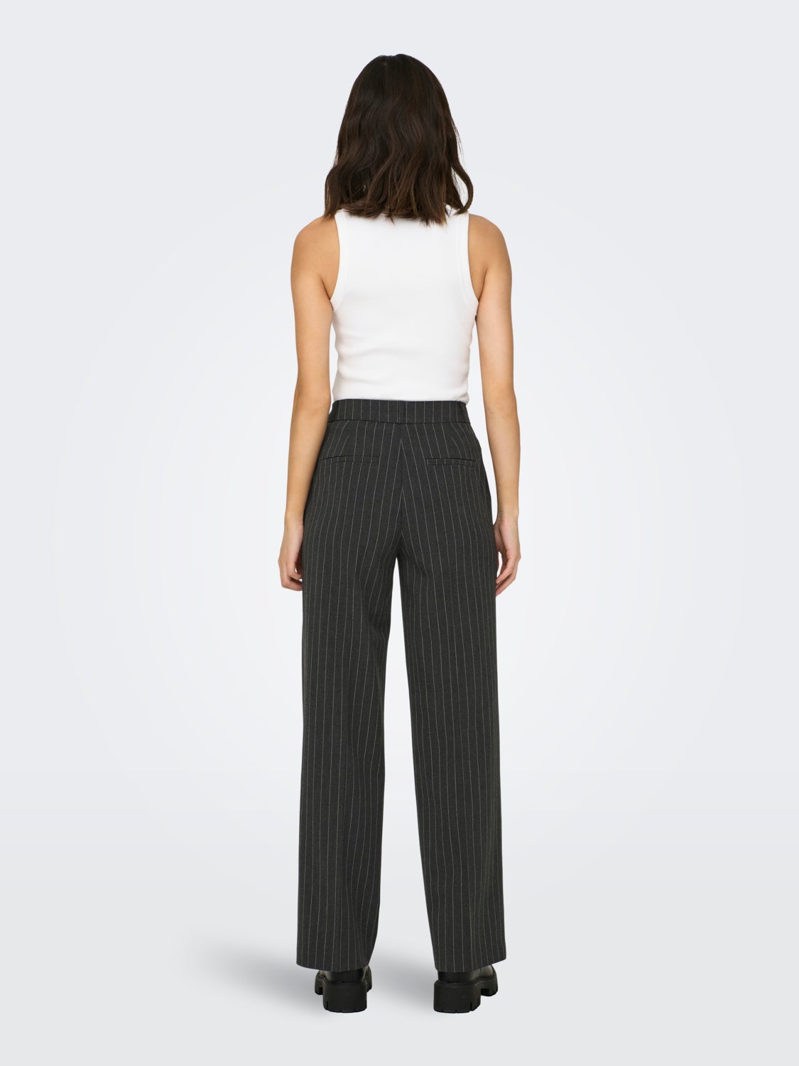 Striped classic pants