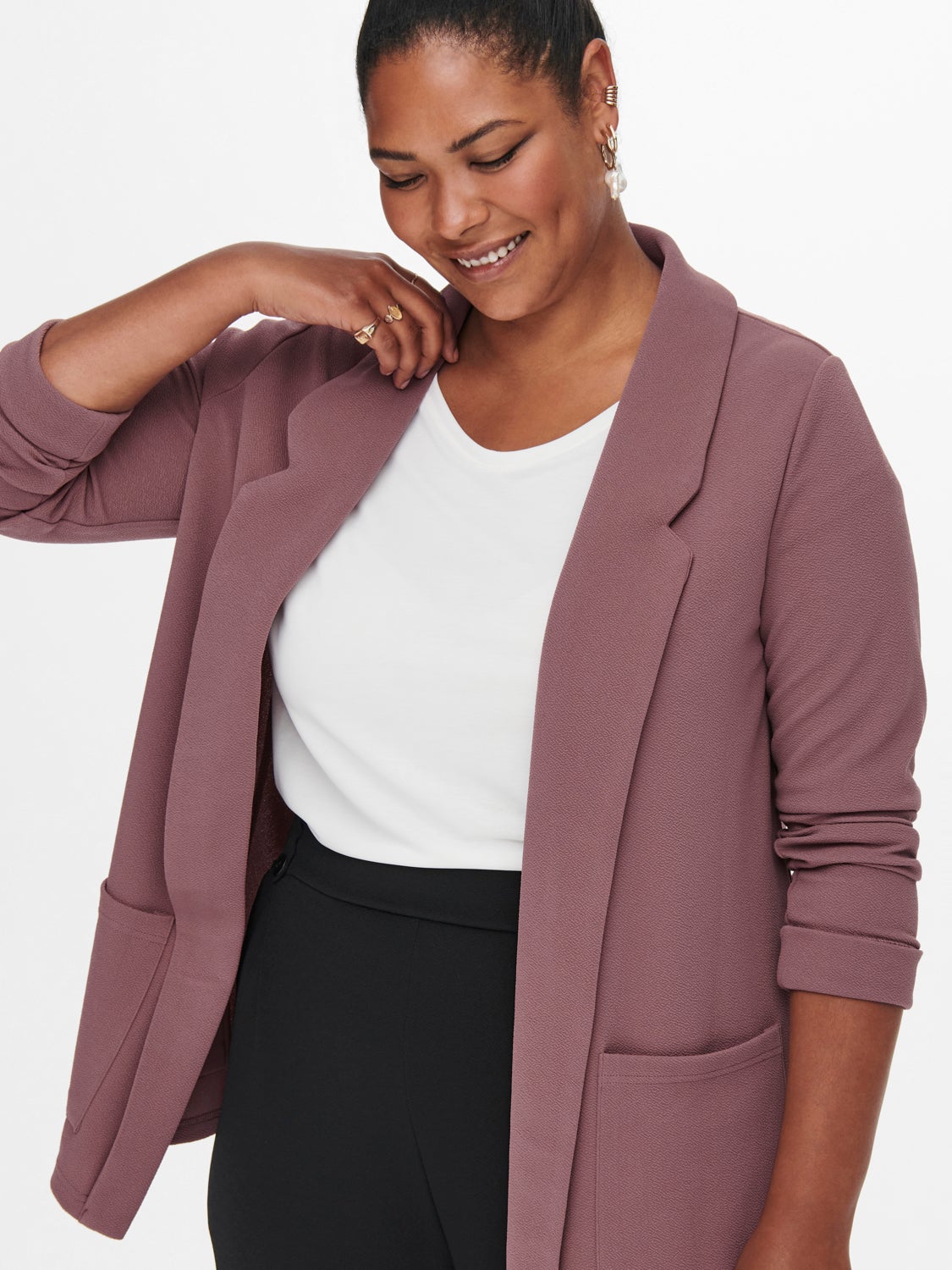 Curvy open Blazer