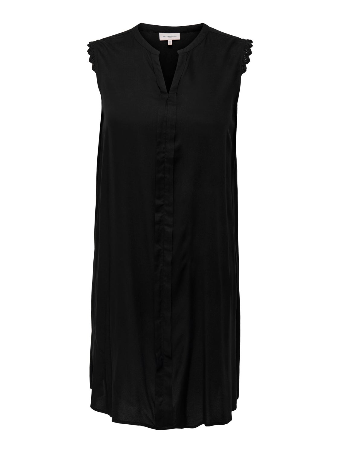 Curvy viscose fitted Sleeveless dress