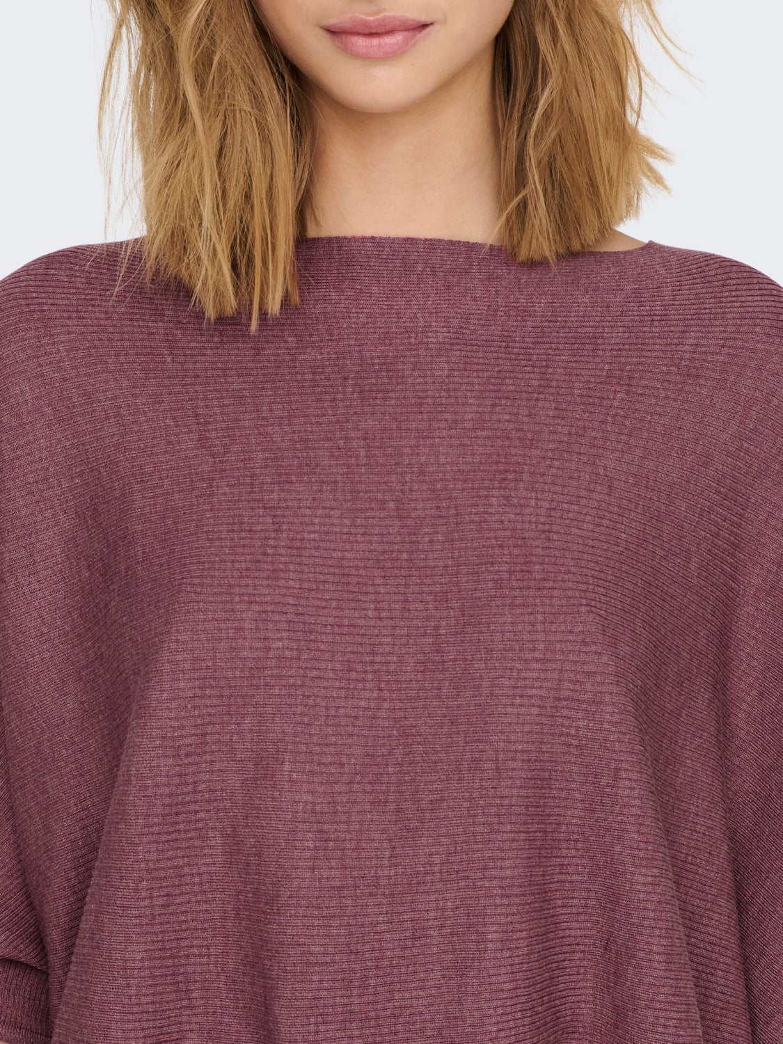 Batsleeve Knitted Pullover