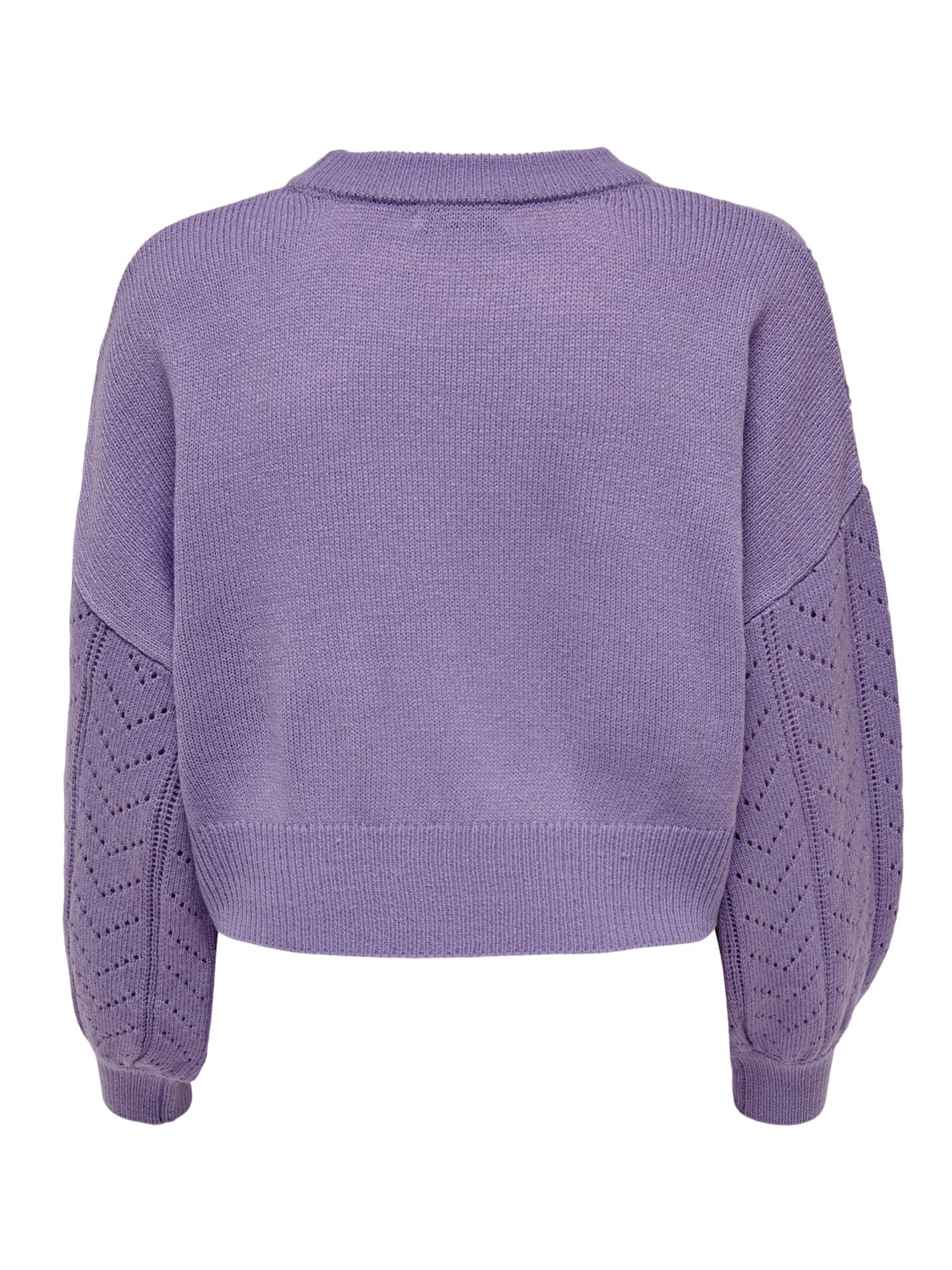Textured Knitted Pullover