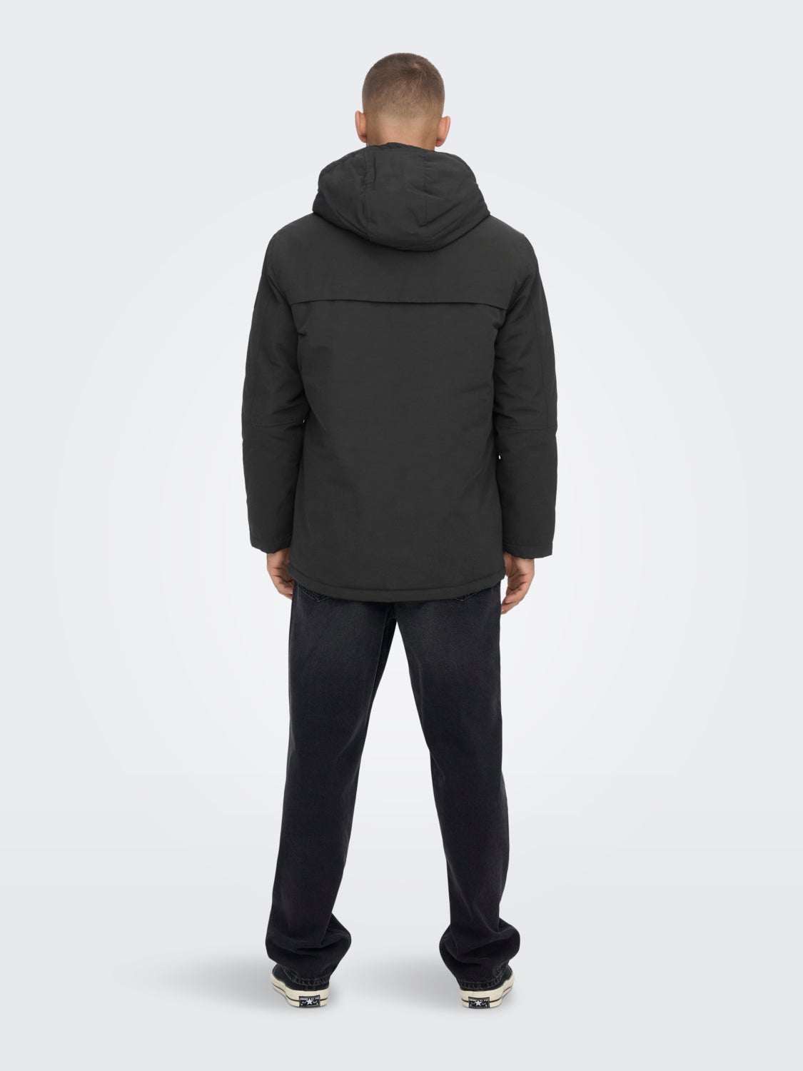 Parka jacket with hood