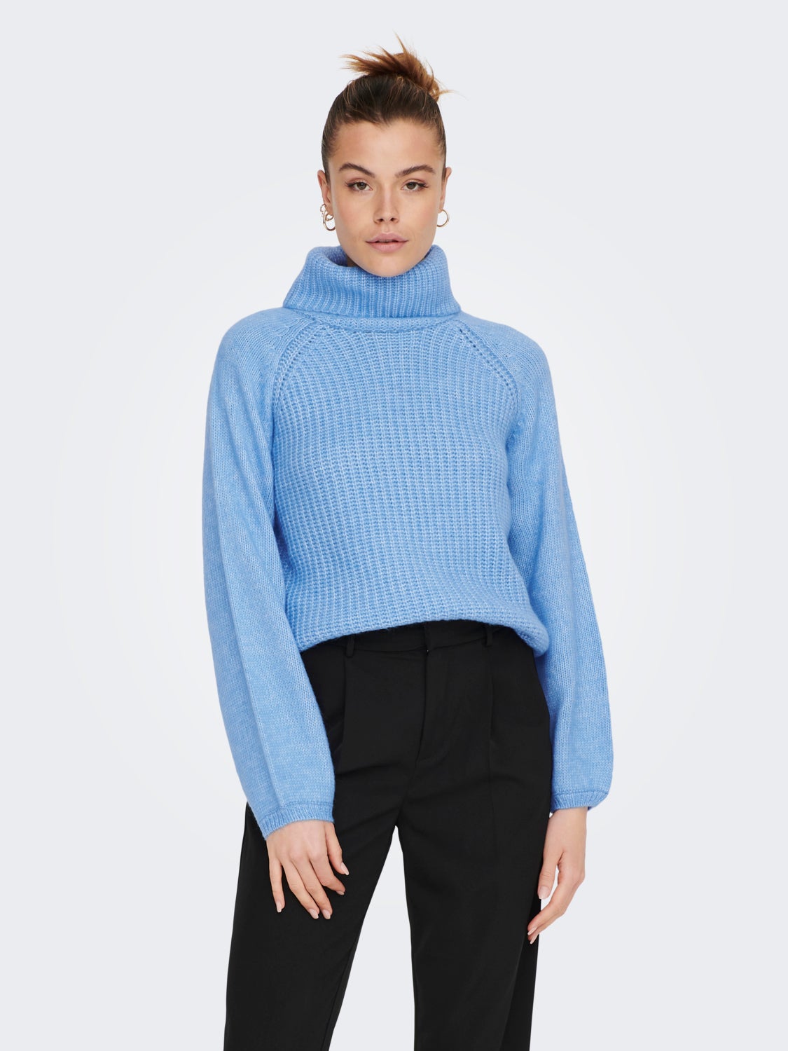 Roll neck Knitted Pullover
