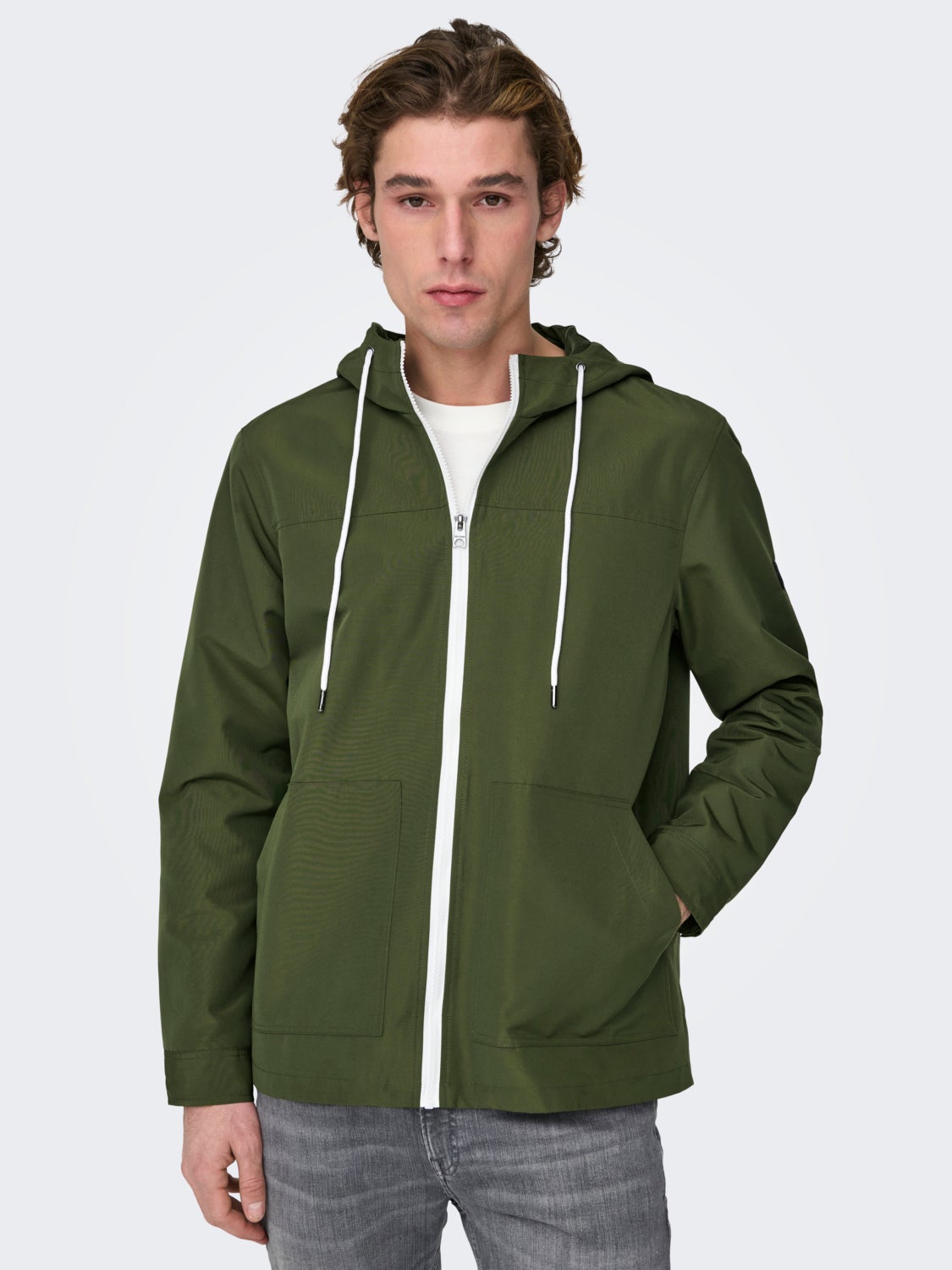 Jacket with hood