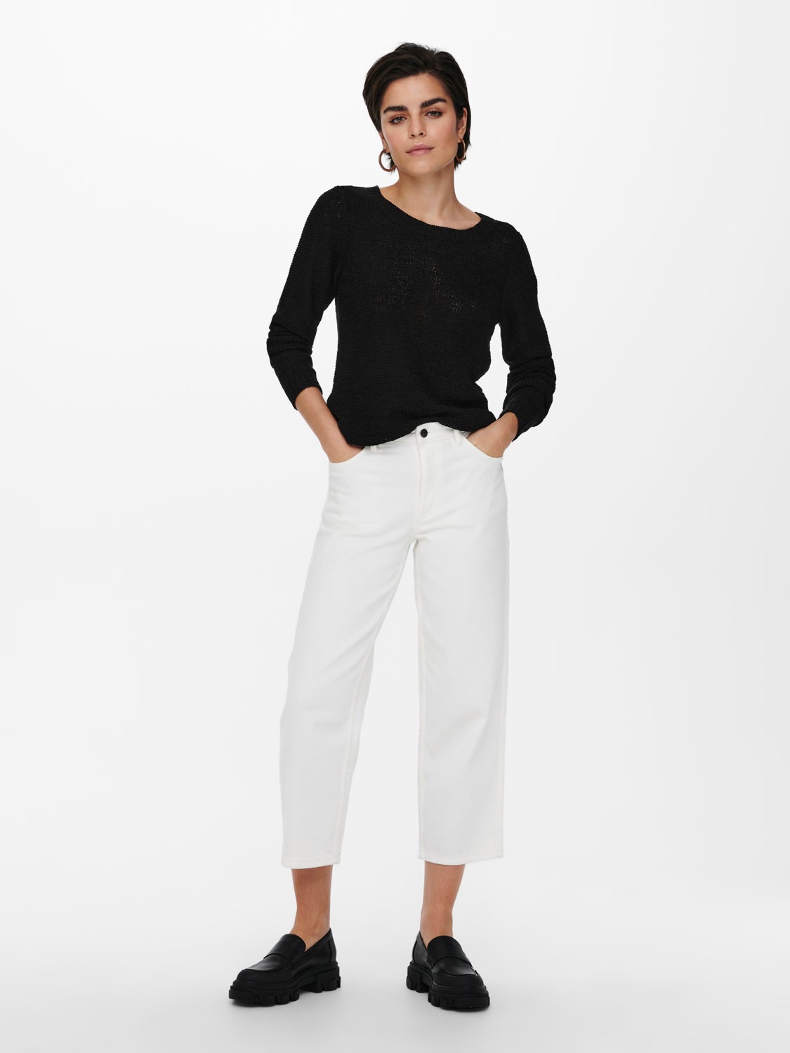 Texture Knitted Pullover