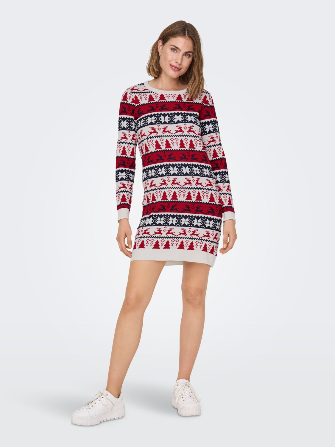 X-mas deer Knitted Dress