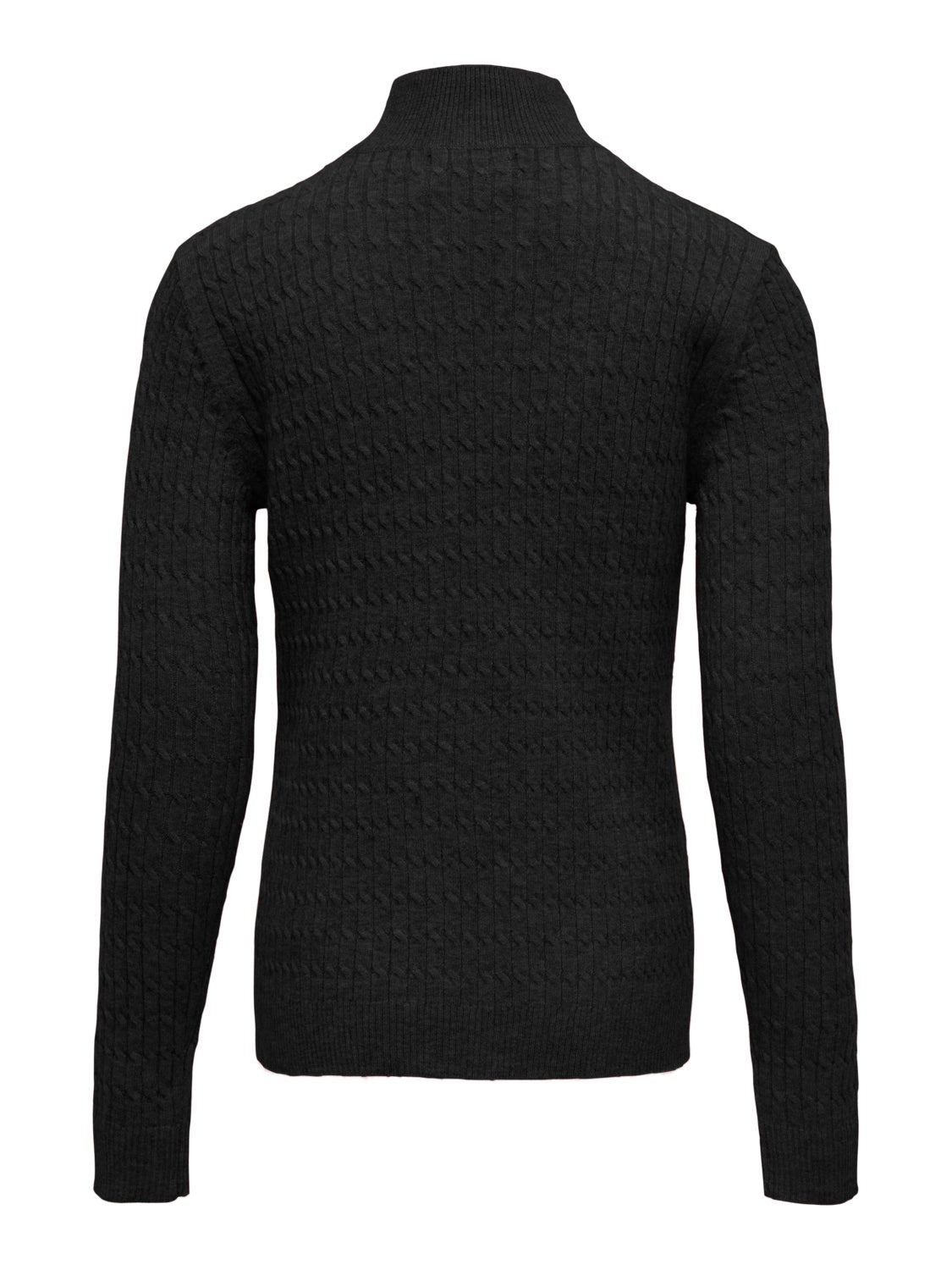 Textured knitted pullover