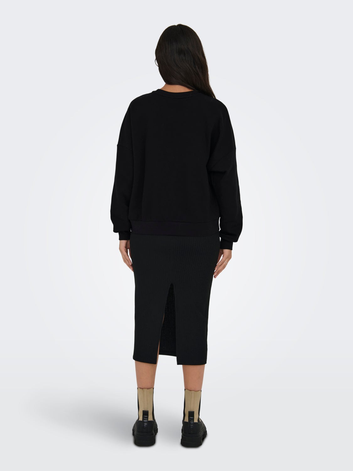 O-neck sweatshirt with print