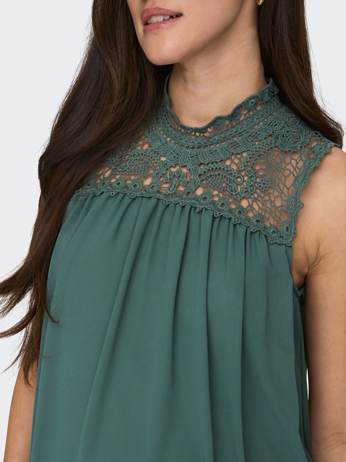 Mama lace detailed Top