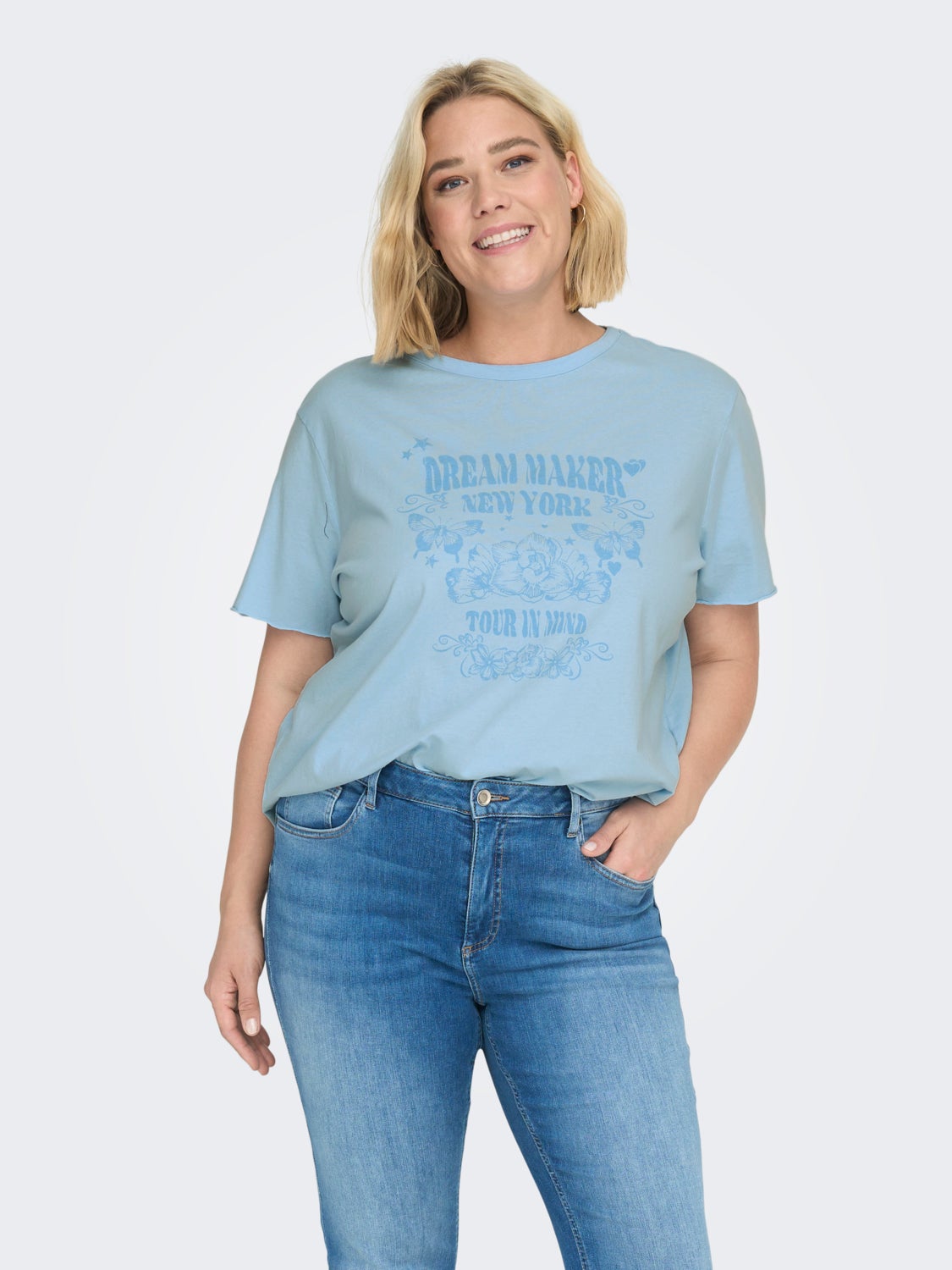 Curvy printed t-shirt