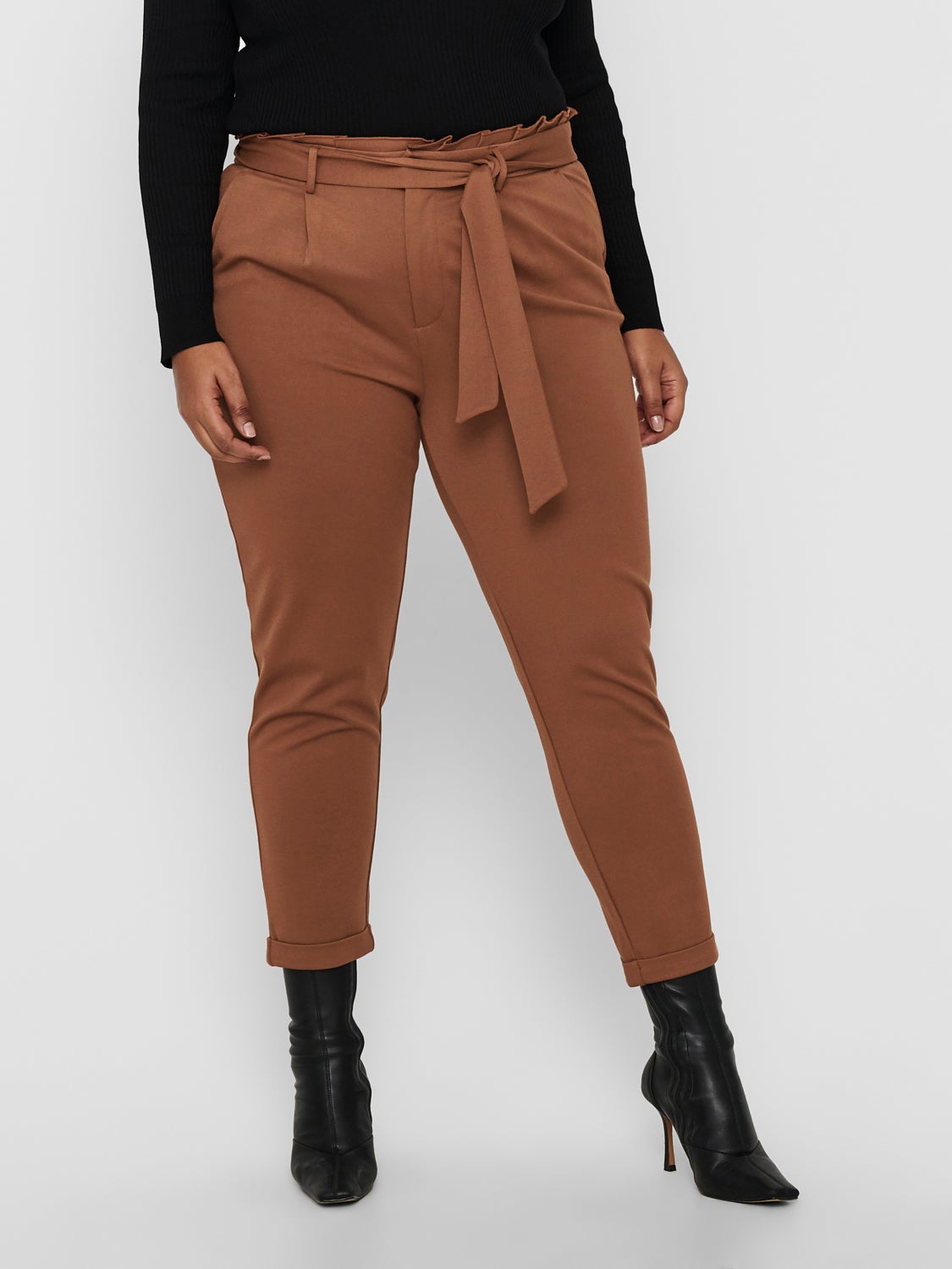 CurvyGoldtrash paperbag Trousers