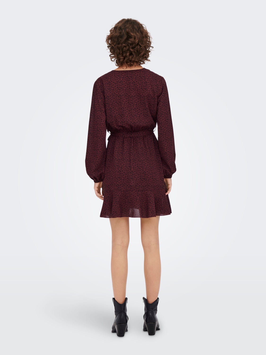 Long sleeved Wrap dress