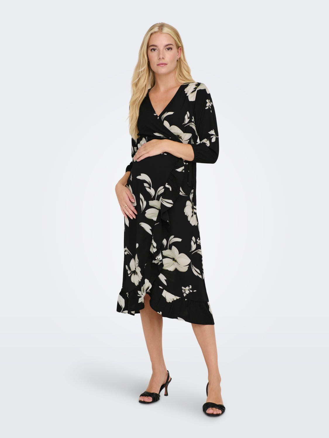 Mama wrap Midi dress