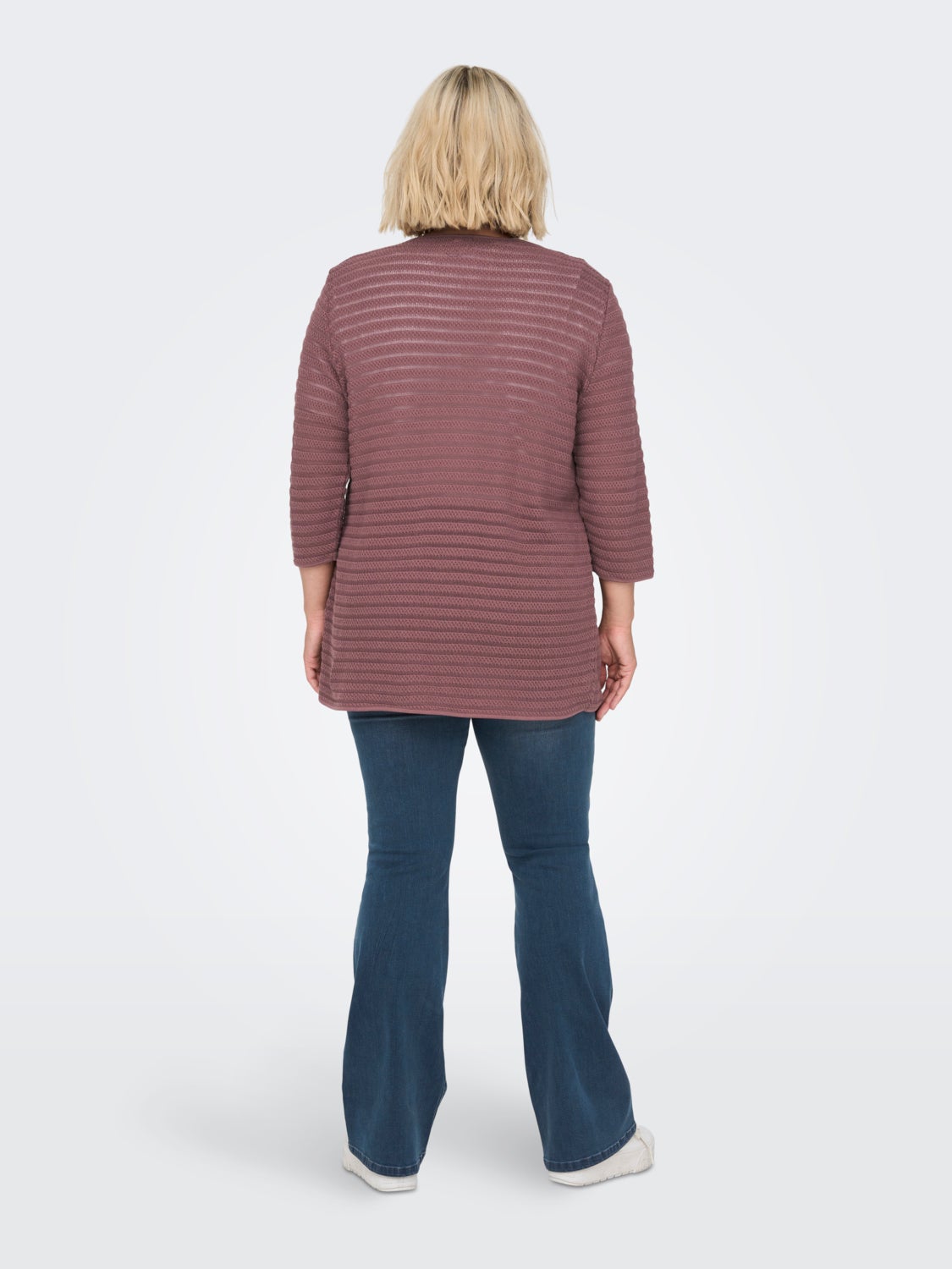 Curvy texture Knitted Cardigan