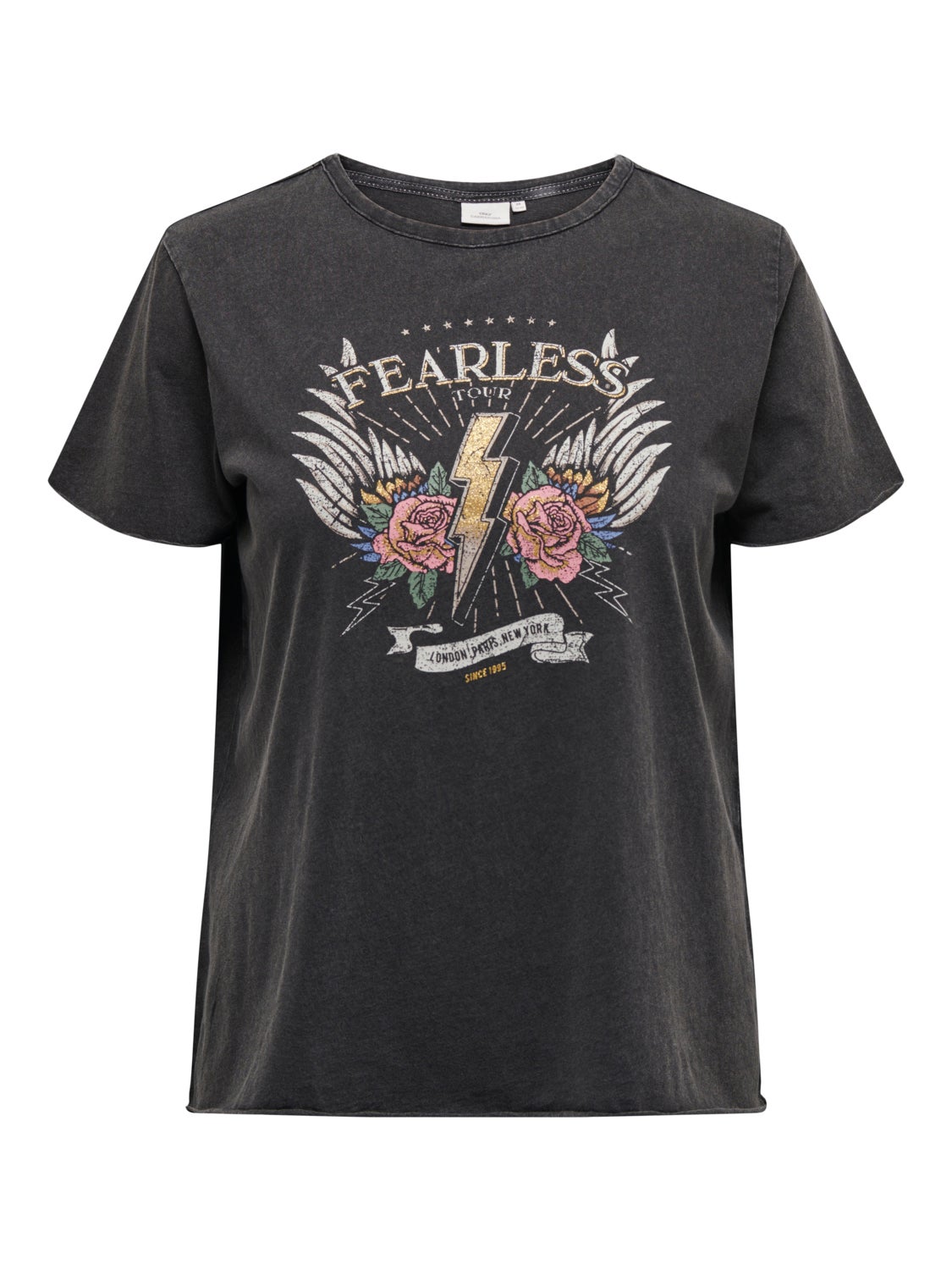 Curvy o-neck t-shirt