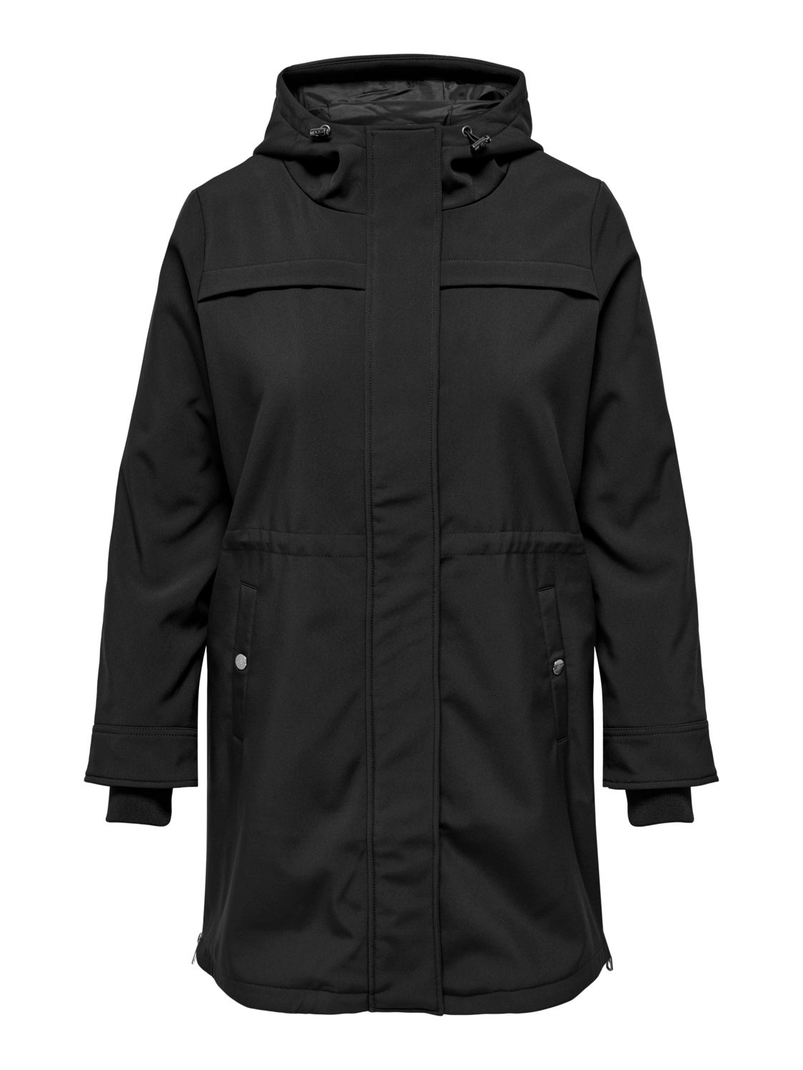 Curvy softshell parka