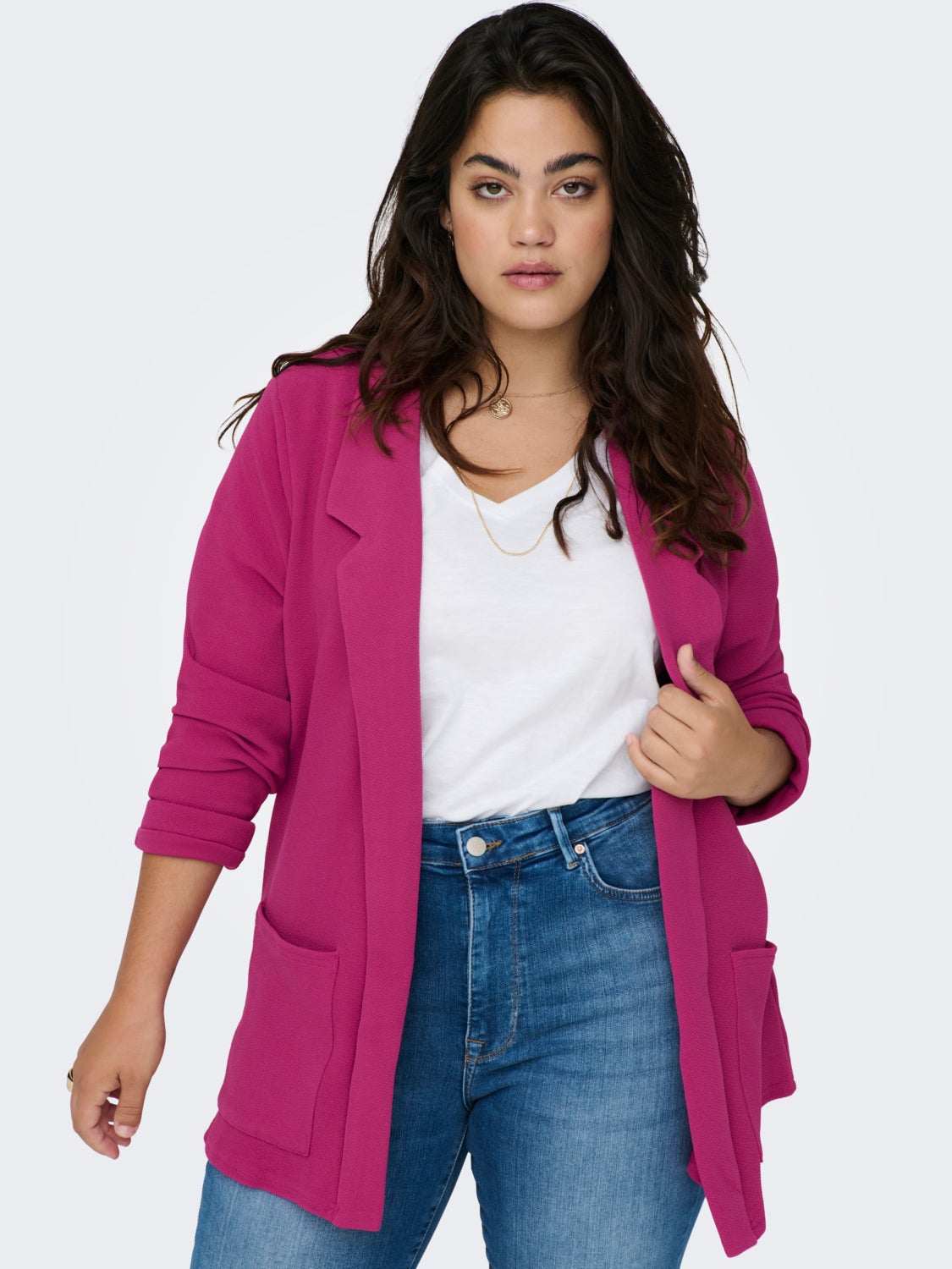 Curvy open Blazer