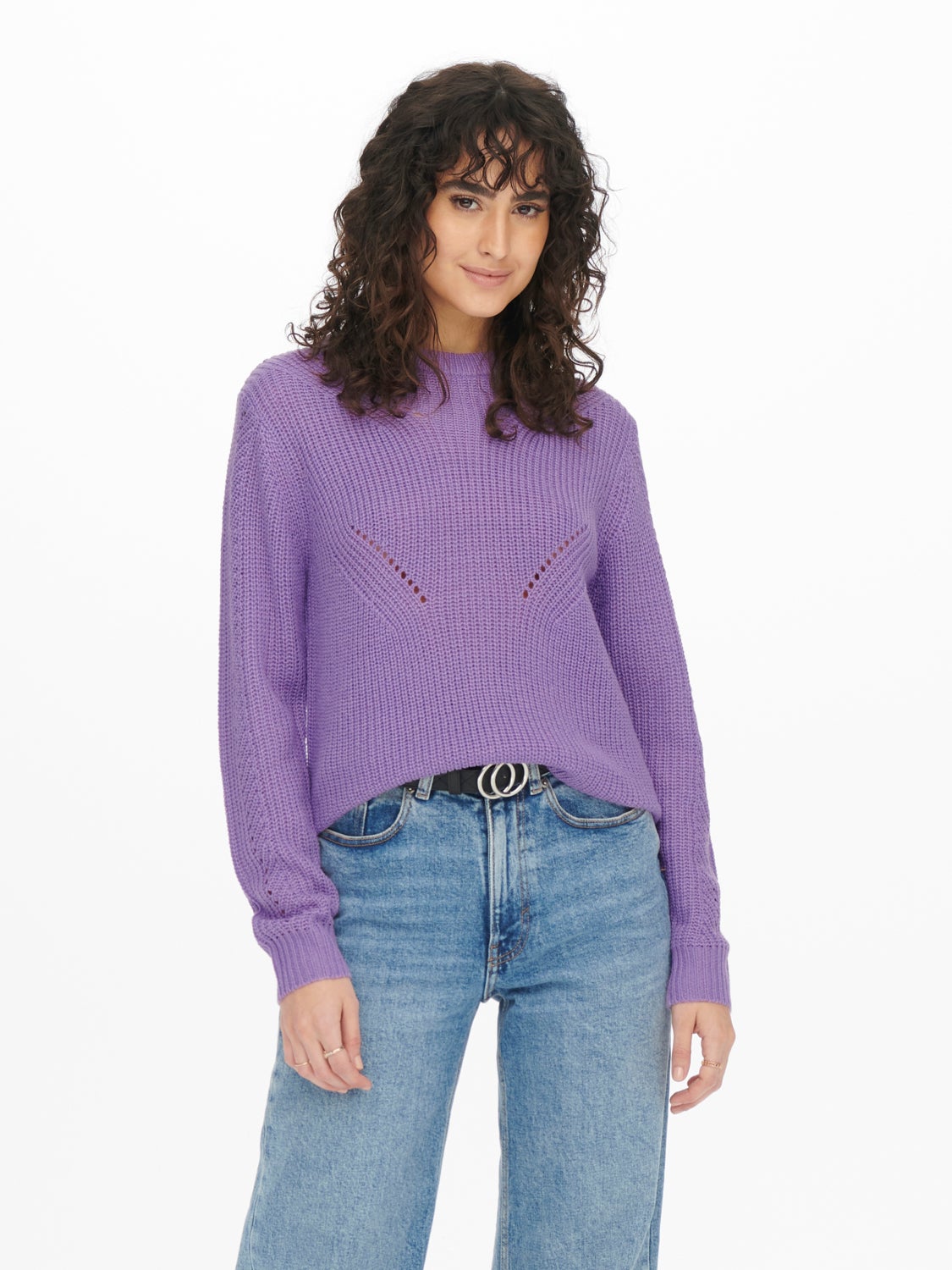 Solid colored Knitted Pullover