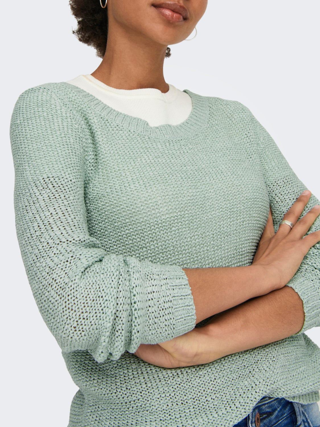 Texture Knitted Pullover