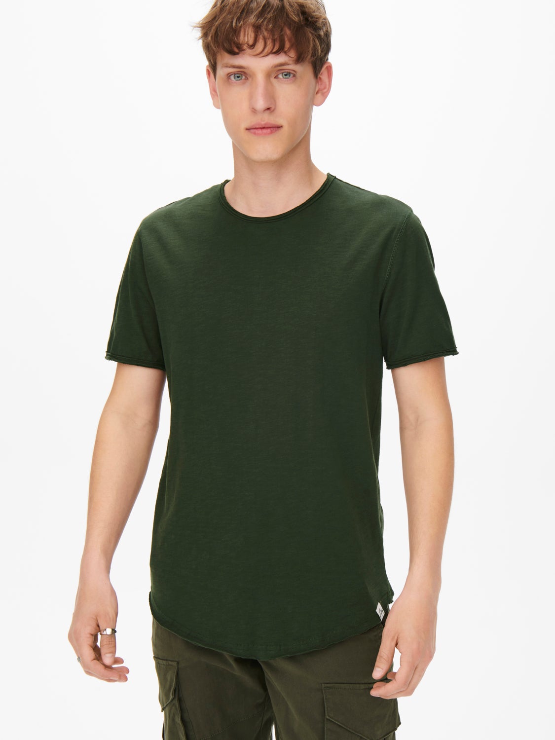 Basic o-hals t-shirt