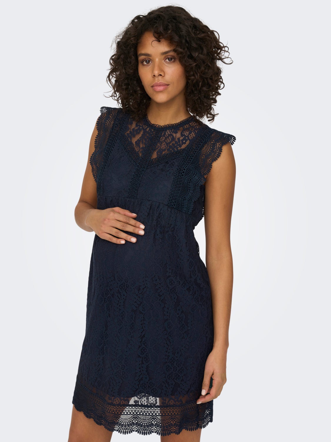 Mama short sleeve Lace dress