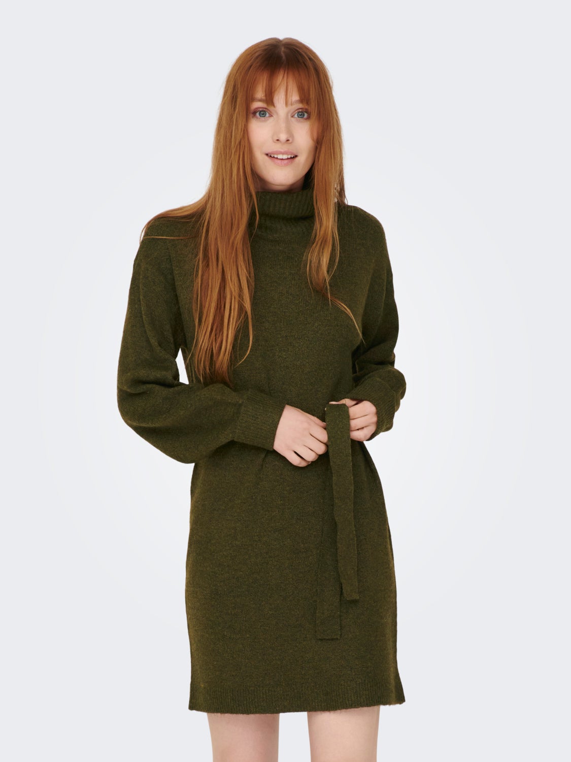 Long sleeved rollneck Knitted Dress