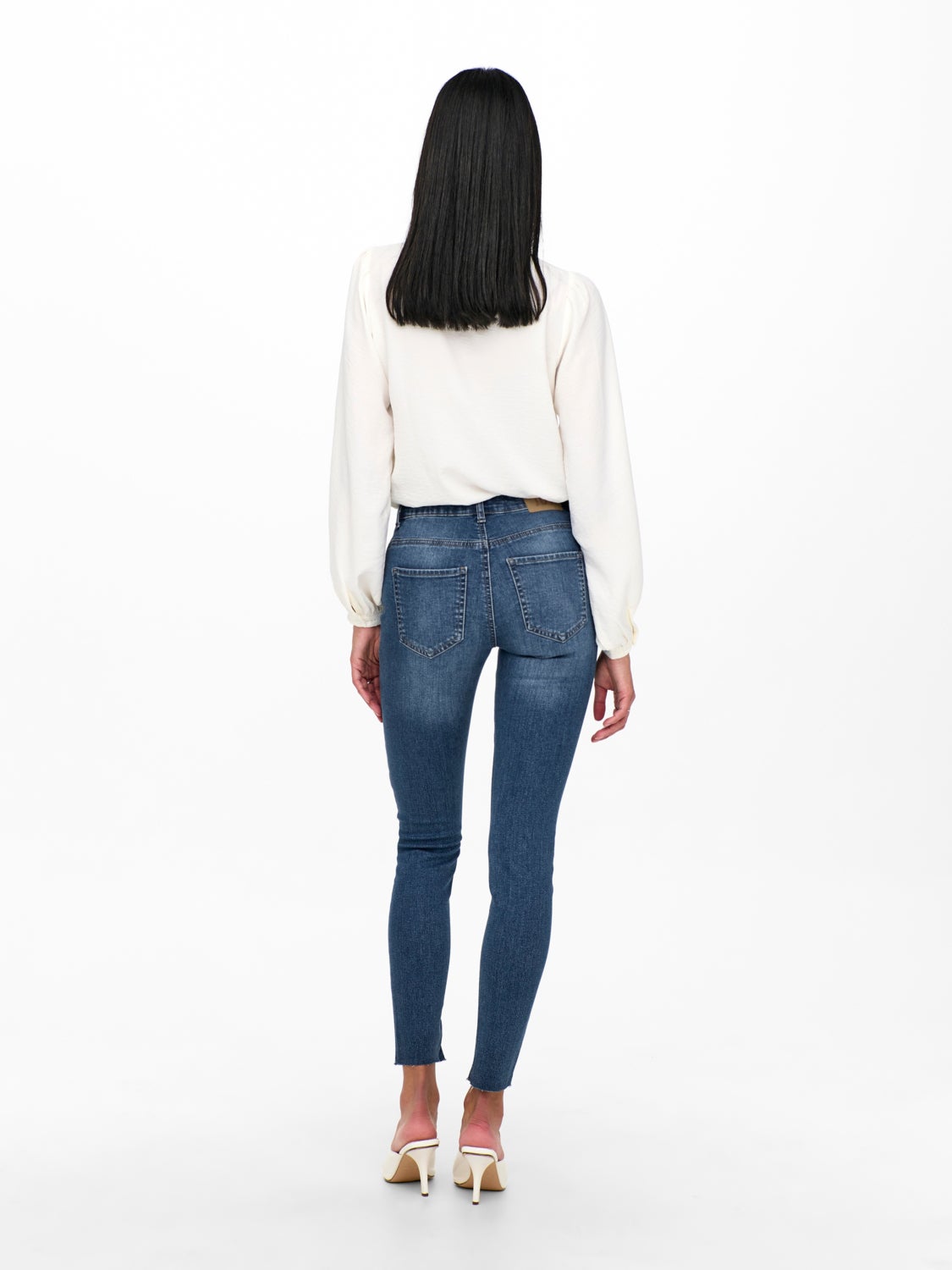 JDYBLUME MID WAIST ANK SKINNY FIT JEANS