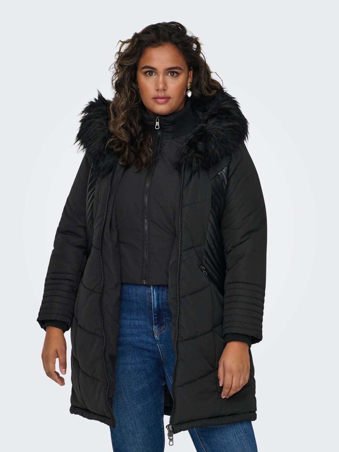 Curvy quiltet jacket