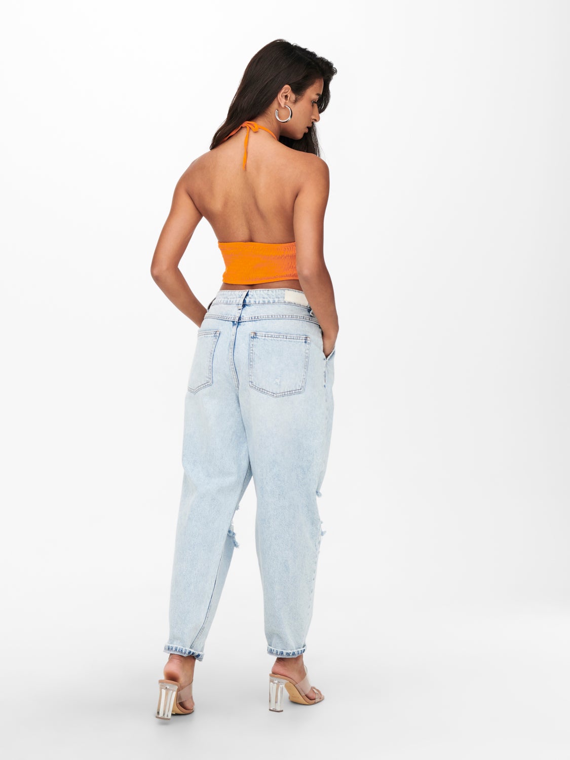 Regular Fit Halter neck Top