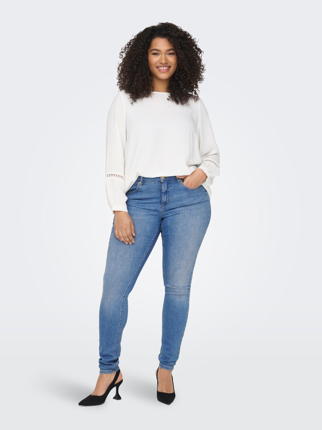 Skinny Fit Mid waist Jeans