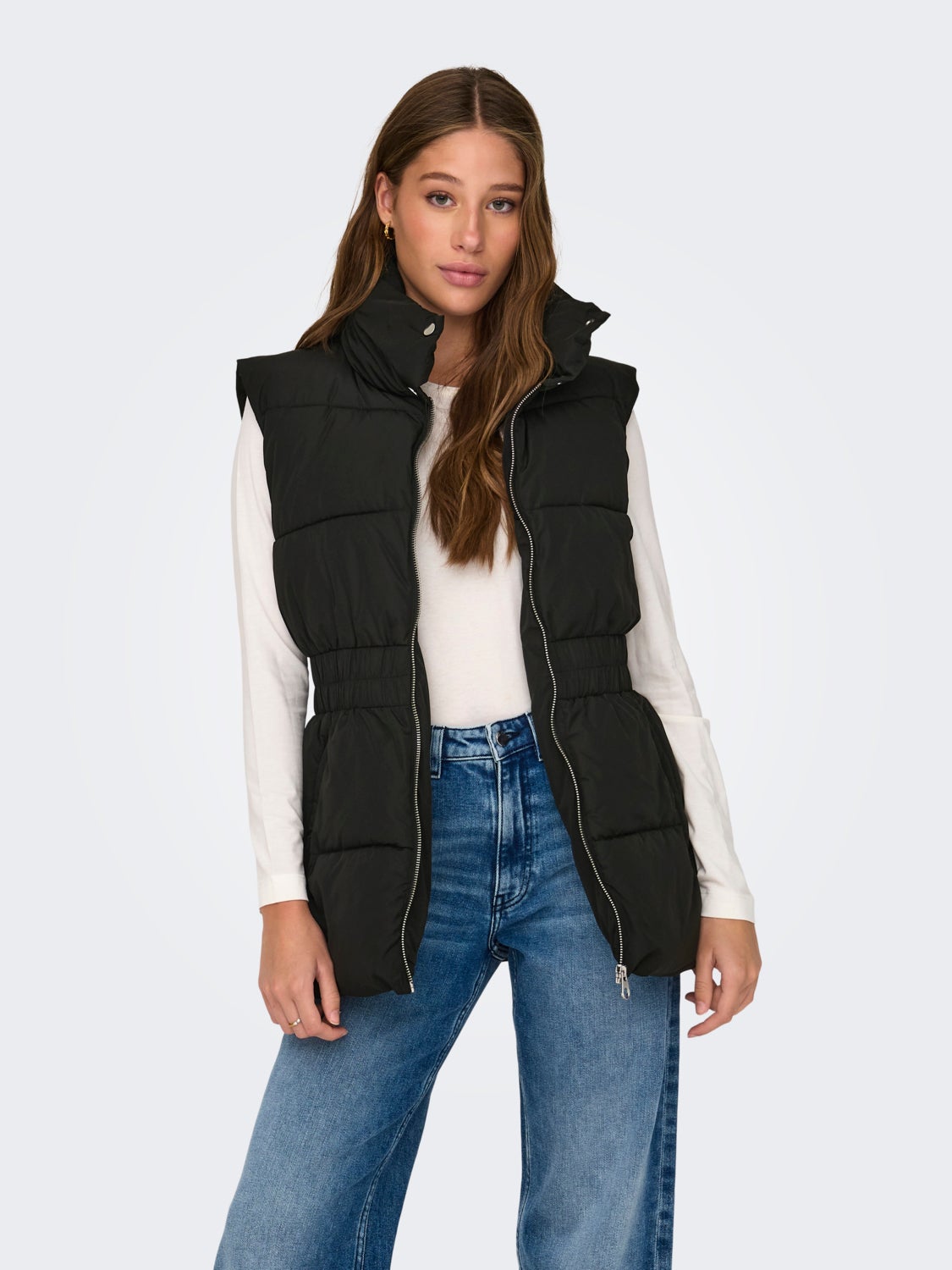 high neck vest