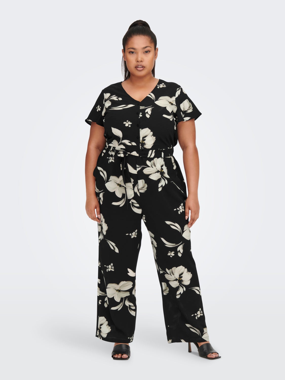 Curvy short sleeved Jumpsuit