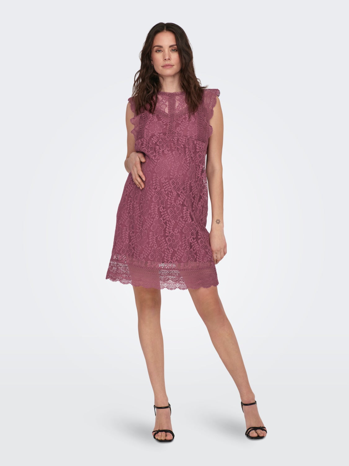 Mama short sleeve Lace dress