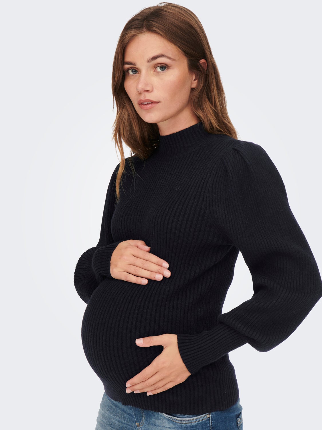 Mama high neck Knitted Pullover