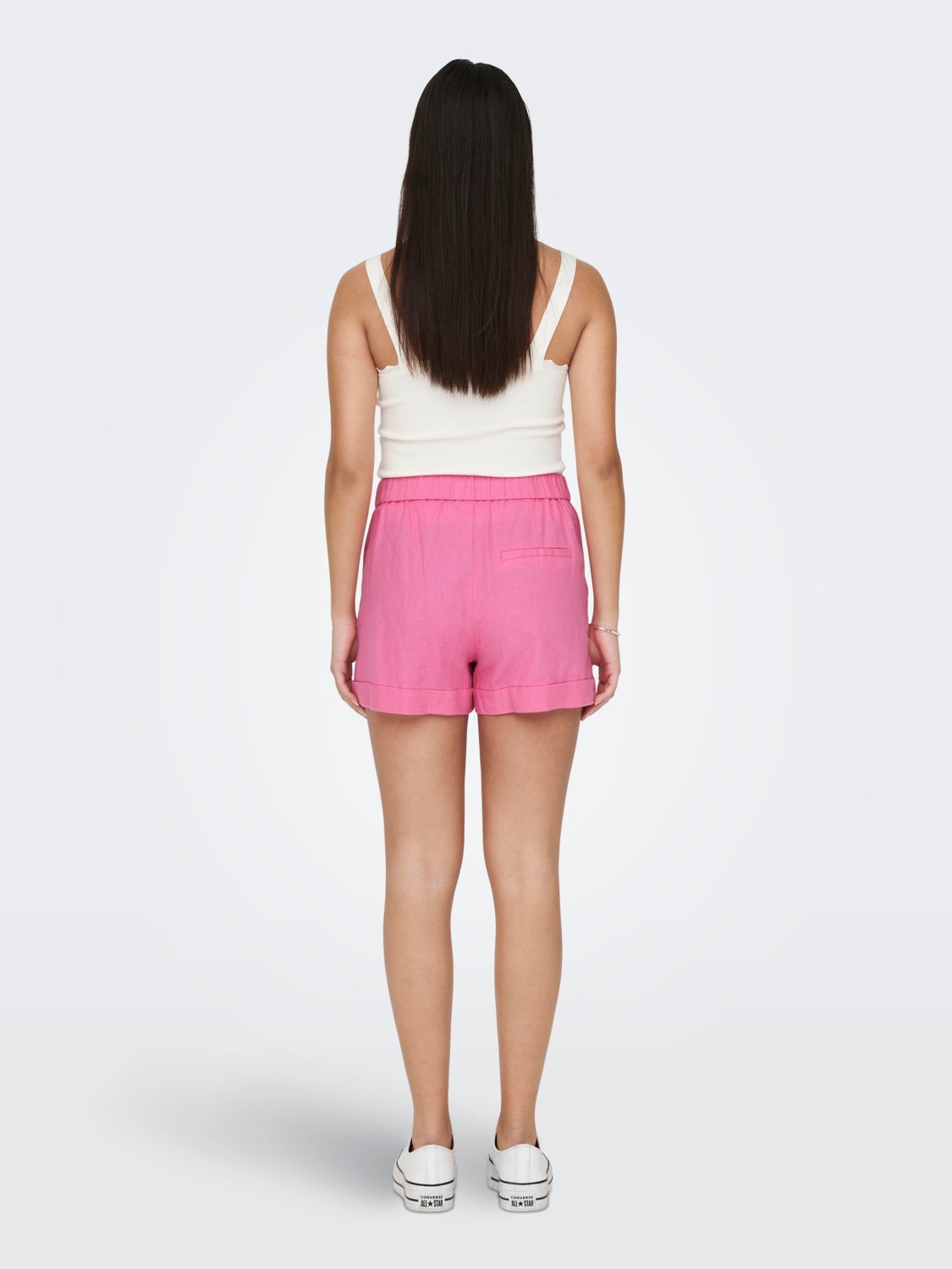 High waisted Linen Shorts