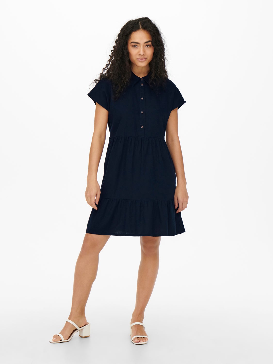 Short sleeved Linen dress