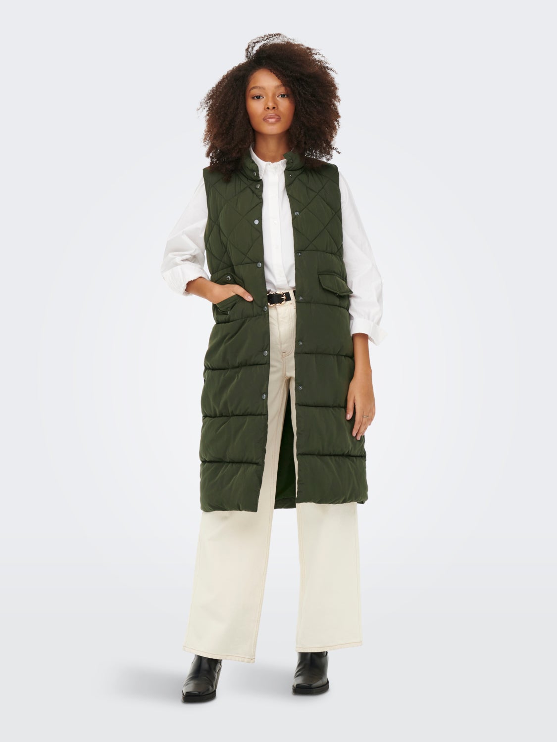 Long Quilted Waistcoat