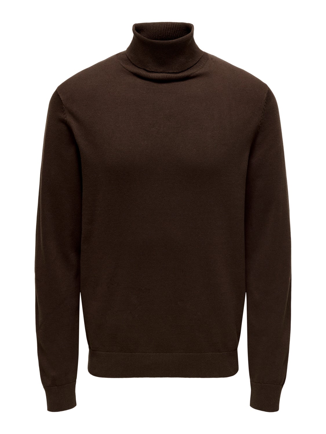 Pullover with roll neck