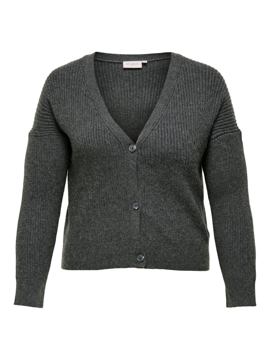 Curvy v-neck Knitted Cardigan