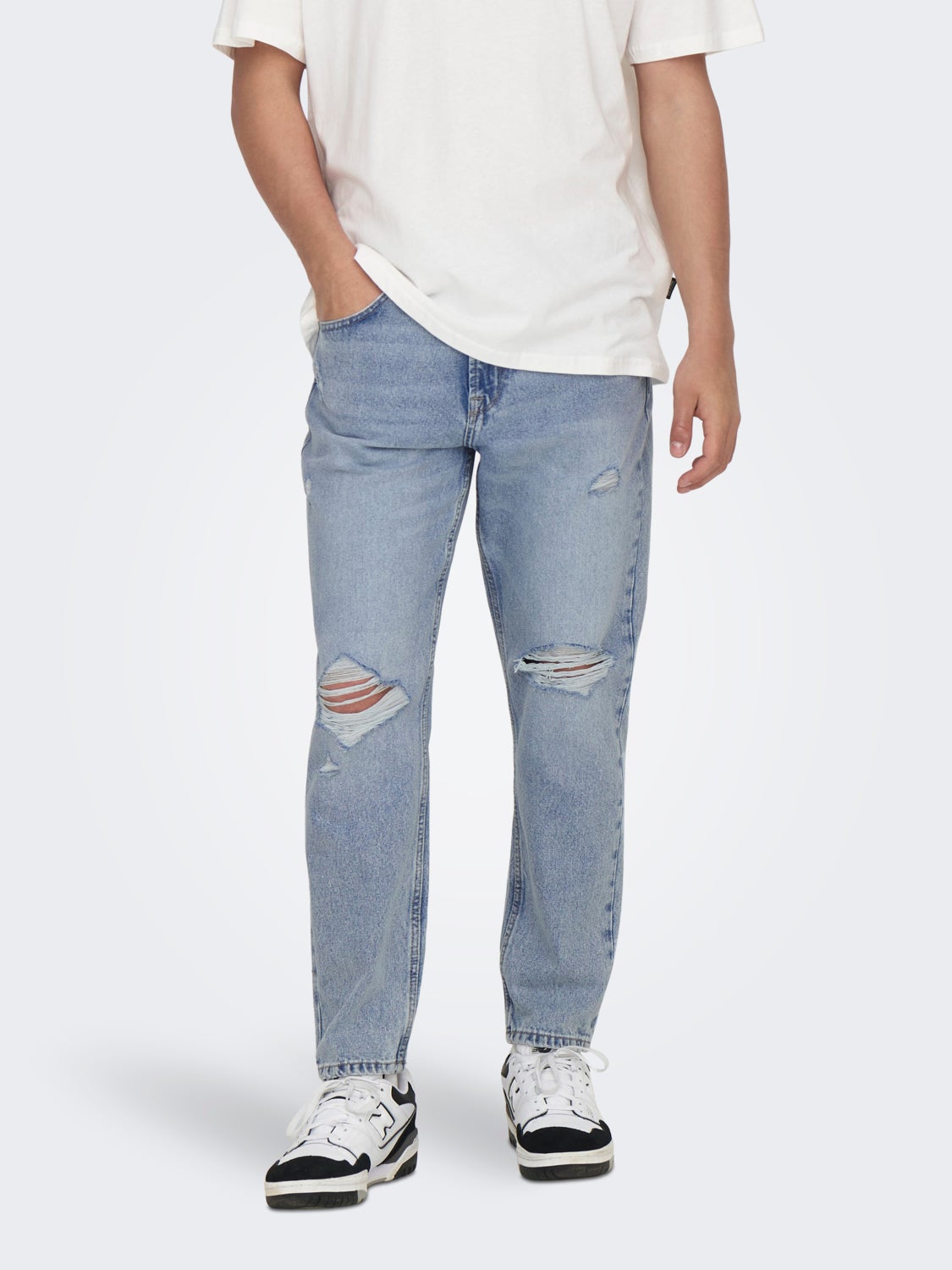 ONSAVI CROP L. BLUE DEST 4927 JEANS NOOS